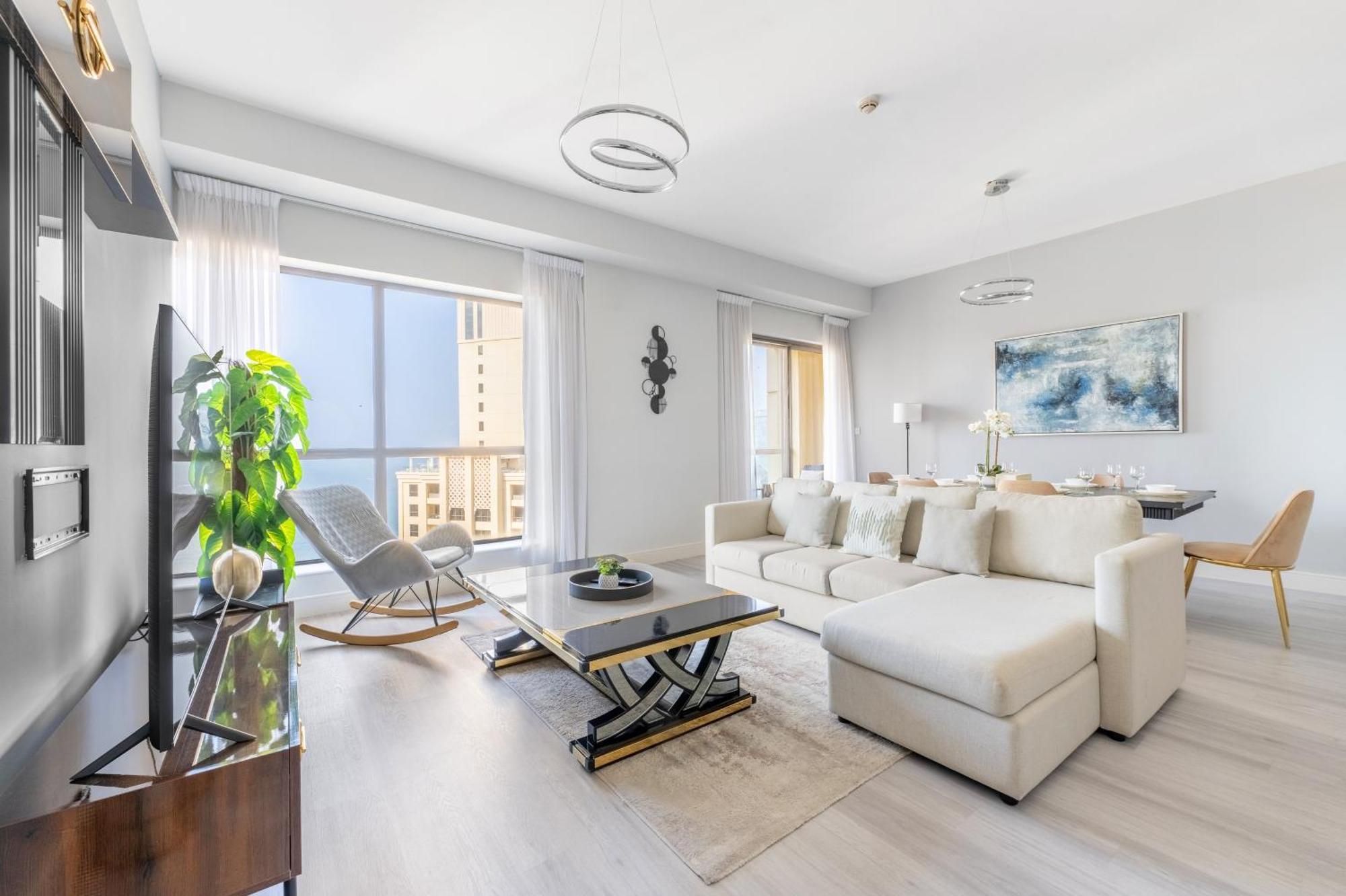 Luxury Jbr - Full Sea View - Free 5* Beach Resorts Access Dubai Eksteriør billede